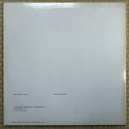 Keith Jarrett – The Köln Concert / 38MJ3297 ECM Japan LP