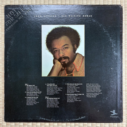 Leon Spencer – Bad Walking Woman / PRT-10042 Prestige US Original US