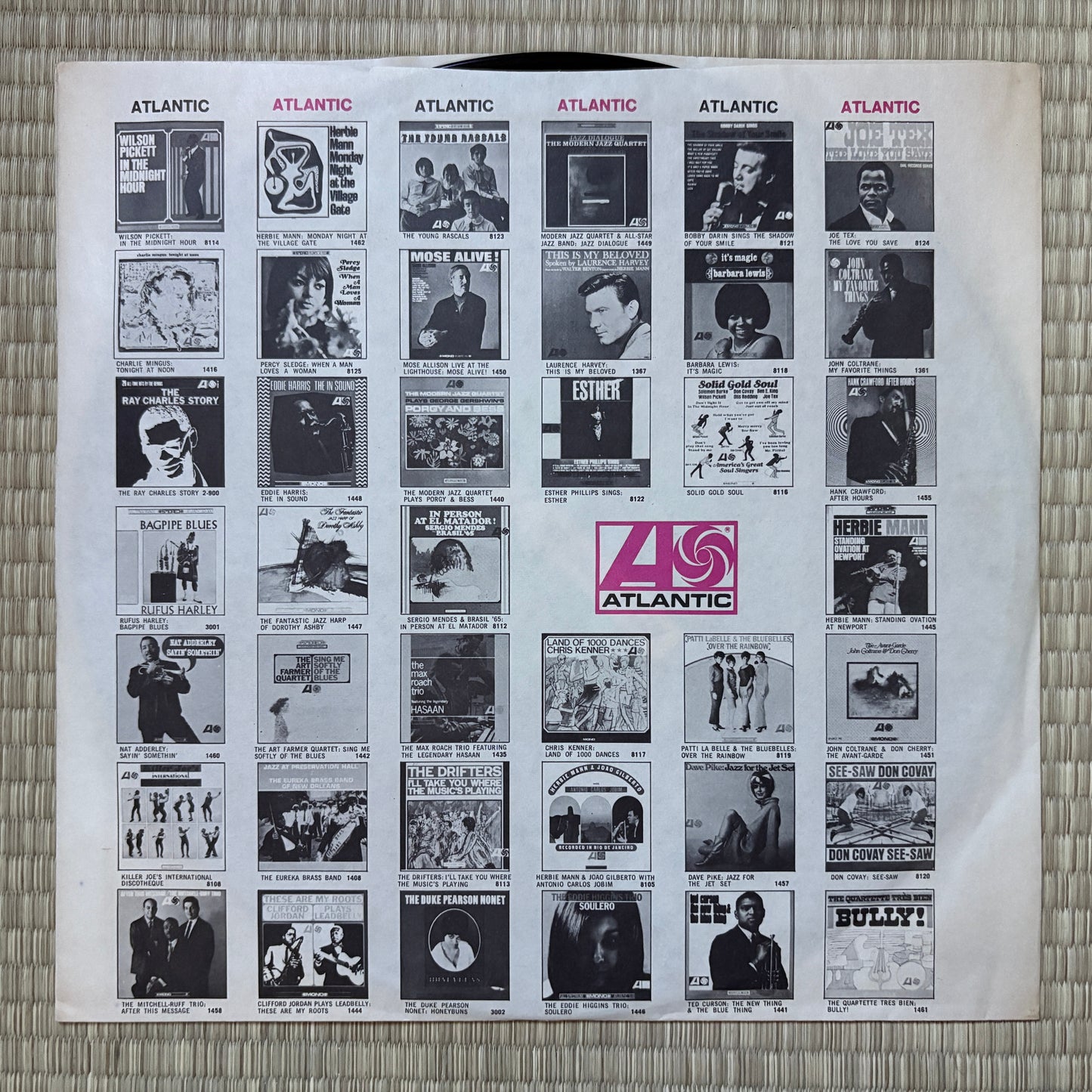 The Ornette Coleman Double Quartet – Free Jazz / SD 1364 Atlantic US LP