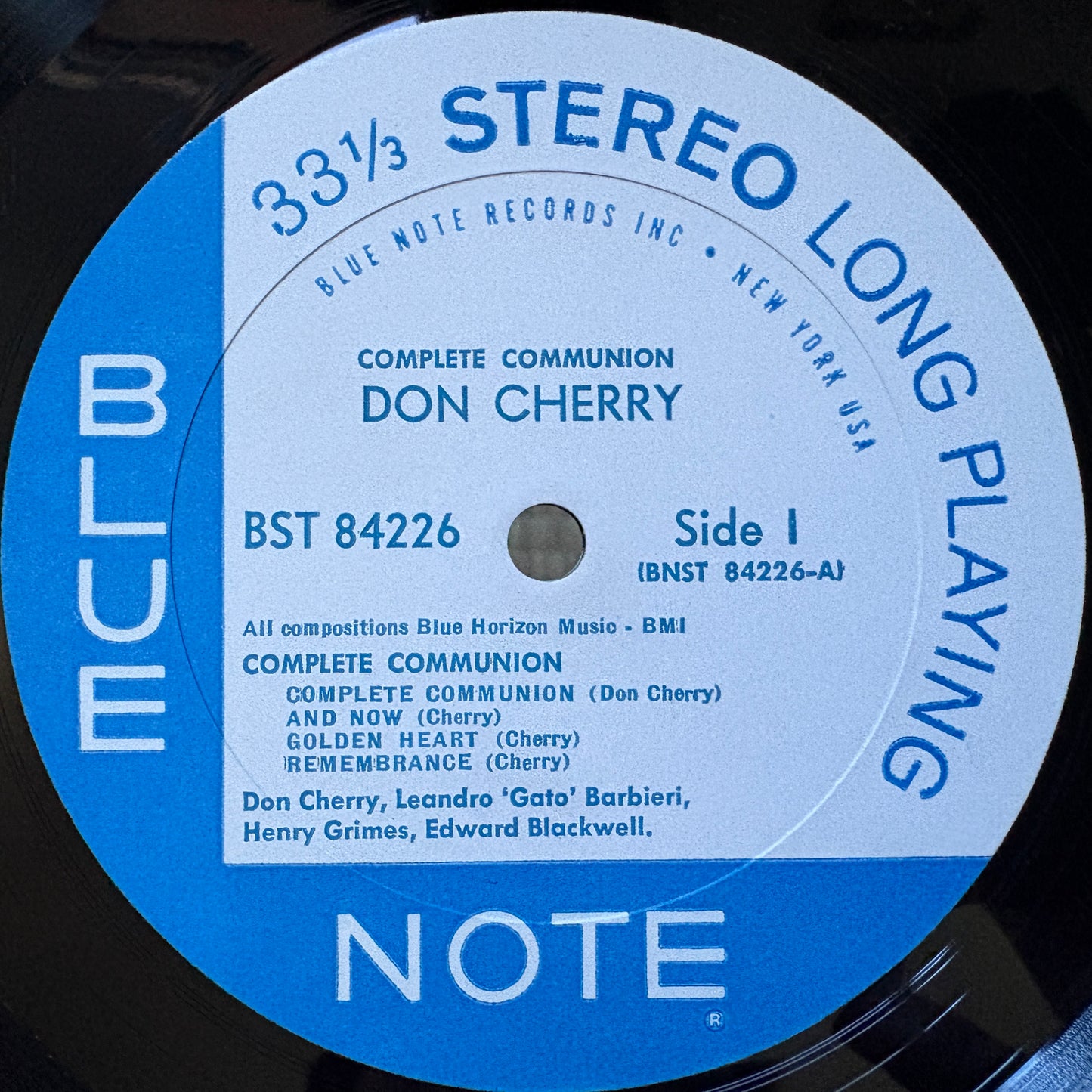 Don Cherry – Complete Communion / BST-84226 Blue Note US LP