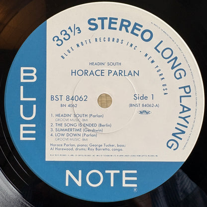 Horace Parlan ‎– Headin' South / BN 4062 Blue Note Japan LP