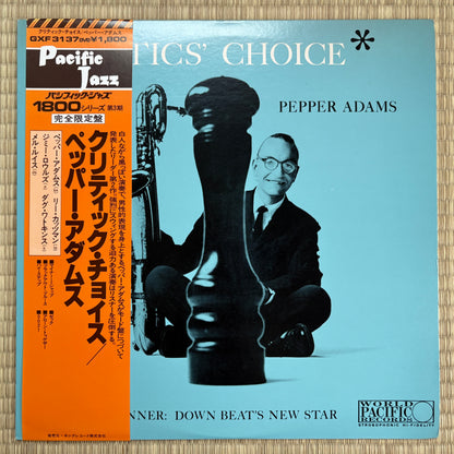 Pepper Adams – Critics' Choice / GXF 3137 Pacific Jazz Japan Limited Edition LP