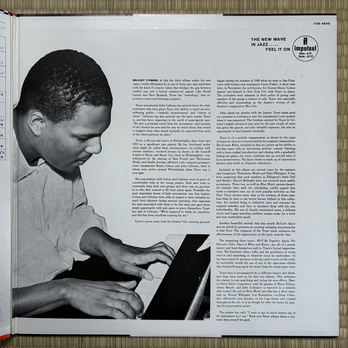McCoy Tyner – Nights Of Ballads & Blues / VIM-4649 Impulse! Japan LP