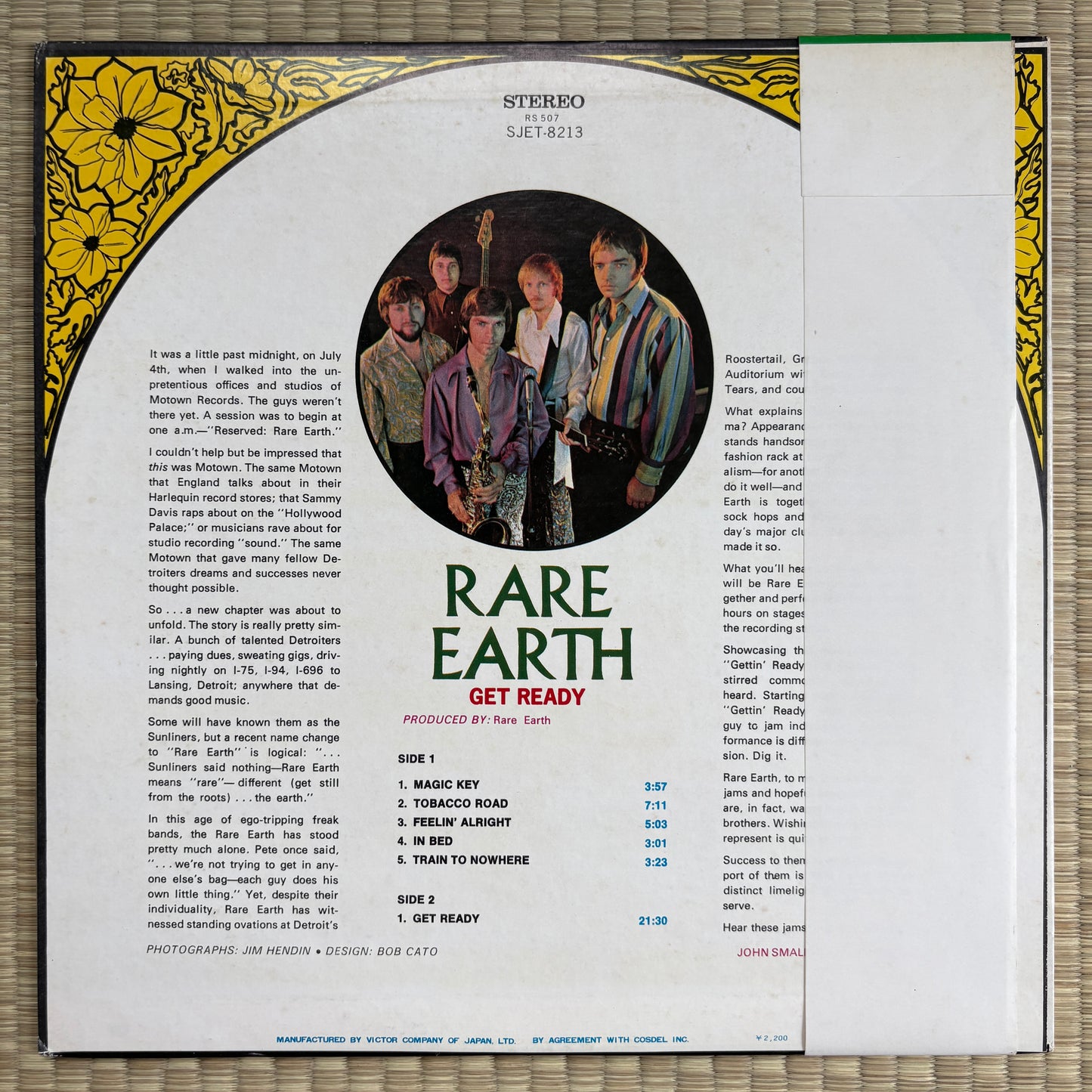 Rare Earth – Get Ready / SJET-8213 Rare Earth Japan Original LP