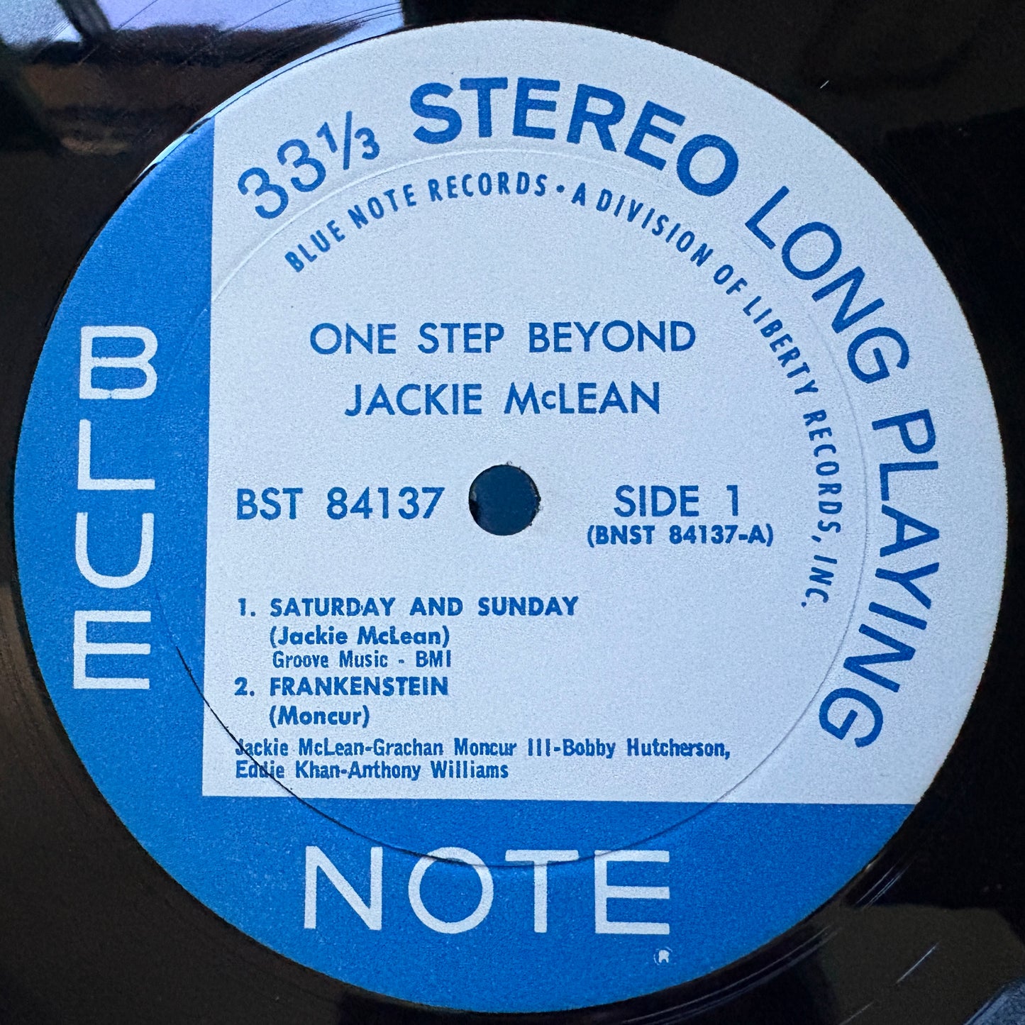 Jackie McLean – One Step Beyond / BST 84137 Blue Note US LP