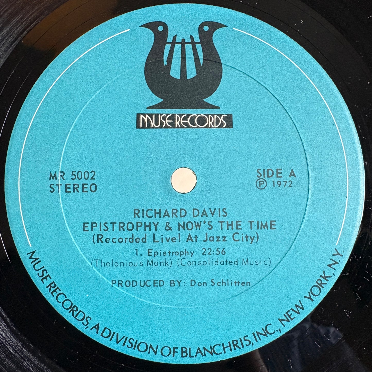 Richard Davis – Epistrophy & Now's The Time / MR 5002 Muse US Original LP