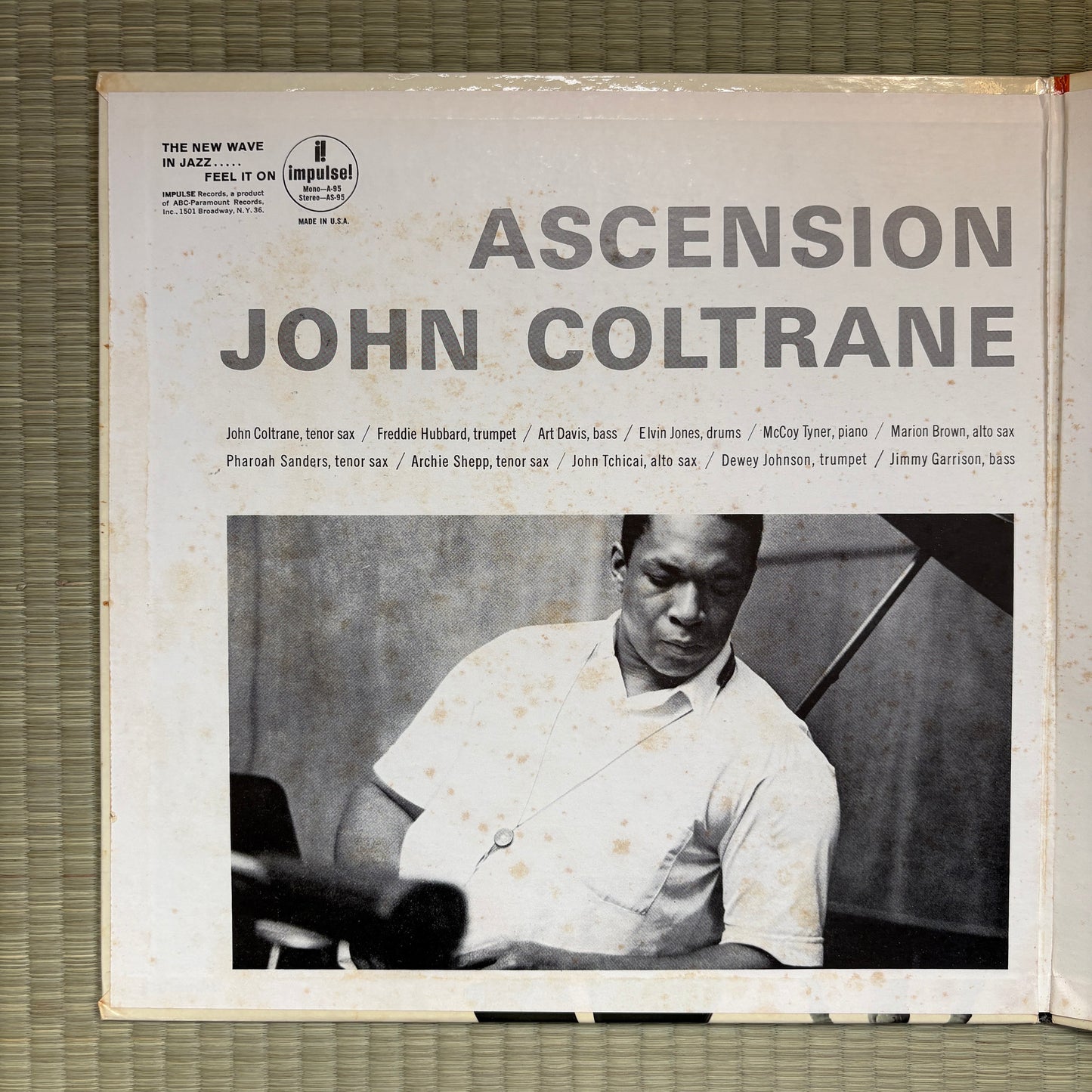 John Coltrane - Ascension (Edition I) / AS-95 Impulse! US Original LP