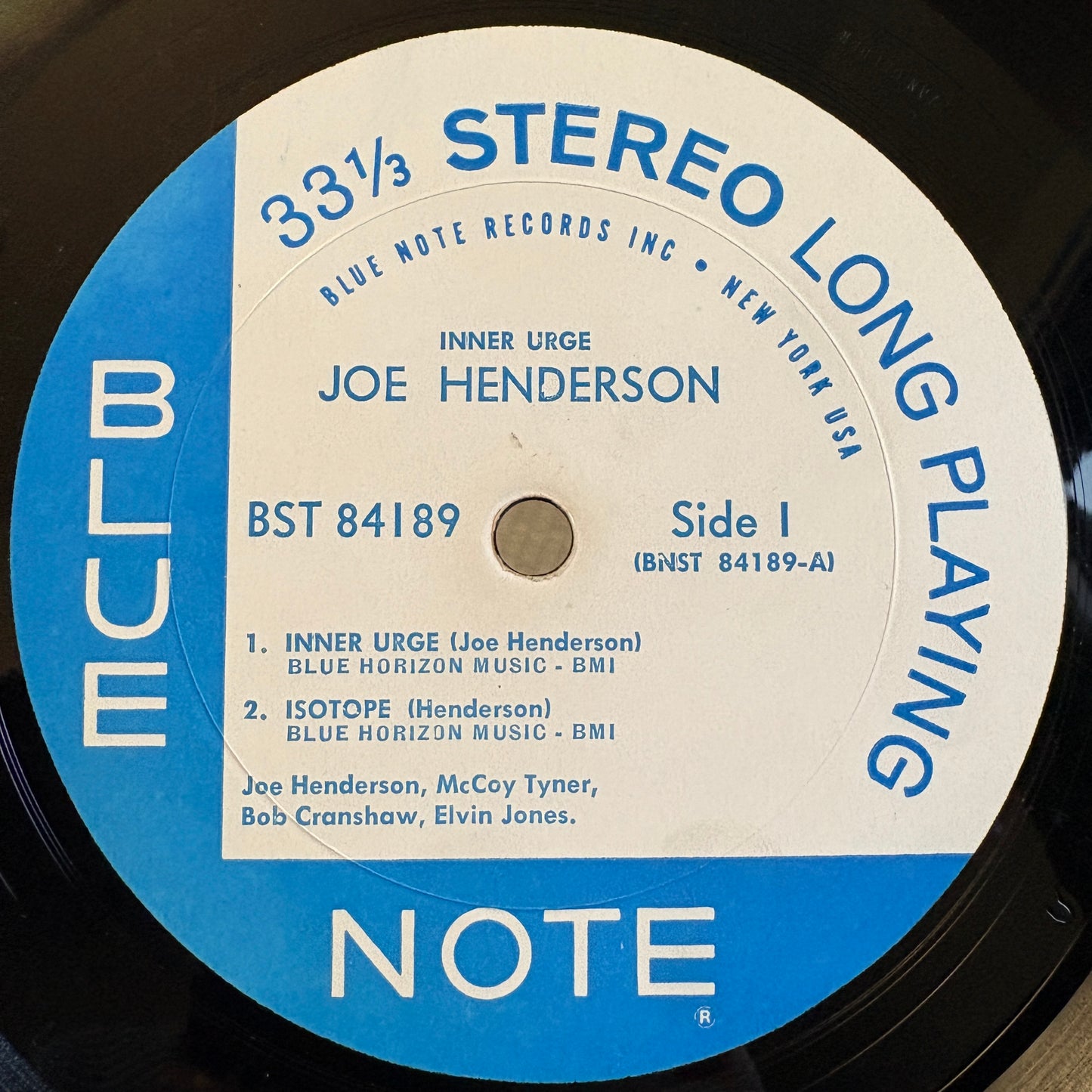Joe Henderson ‎– Inner Urge / BST 84189 Original US LP