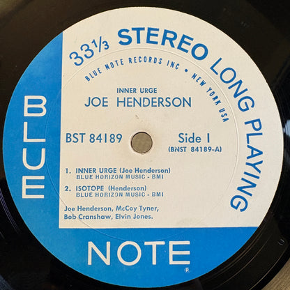 Joe Henderson ‎– Inner Urge / BST 84189 Original US LP