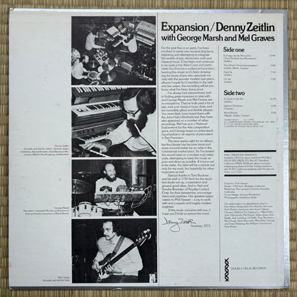 Denny Zeitlin – Expansion / DHLP 1 Double Helix US Original LP