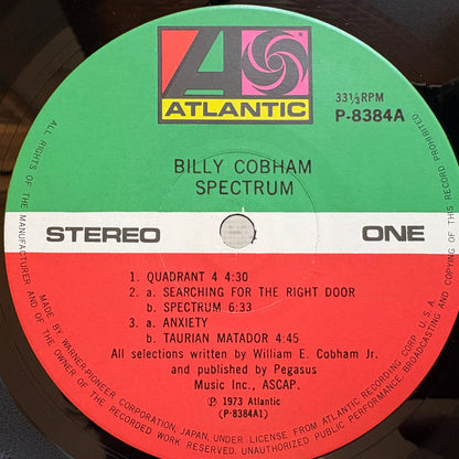 Billy Cobham – Spectrum / P-8384A Atlantic Japan Original LP