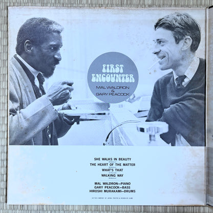 Mal Waldron, Gary Peacock – First Encounter / SMJX-10122 Victor Japan Original LP