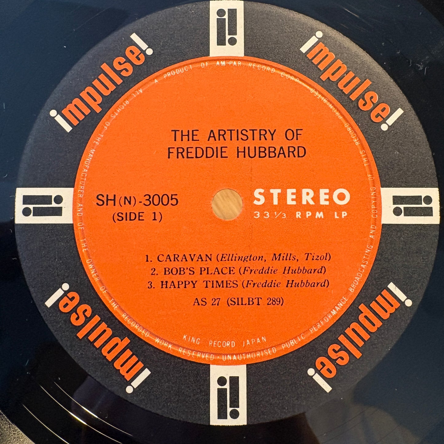 Freddie Hubbard – The Artistry Of Freddie Hubbard / SH 3005 Impulse! Japan Original LP