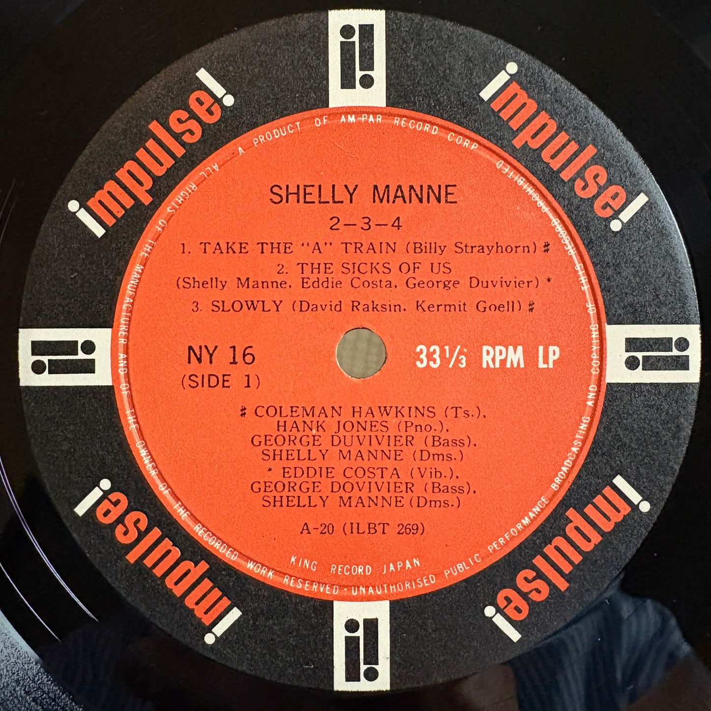 Shelly Manne – 234 / NY 16 Impulse Original Japan LP
