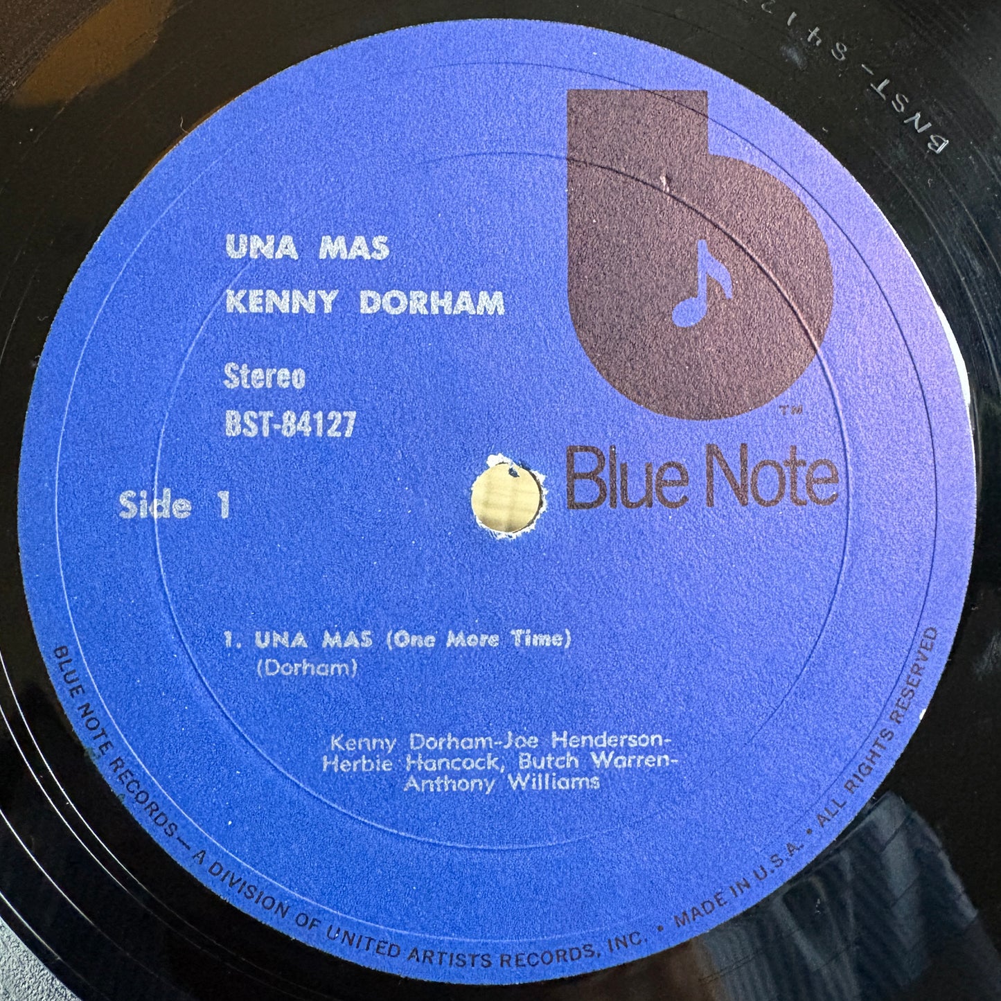 Kenny Dorham – Una Mas (One More Time) / BST-84127 Blue Note US LP