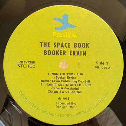 Booker Ervin ‎– The Space Book / PRT 7386 Prestige US LP