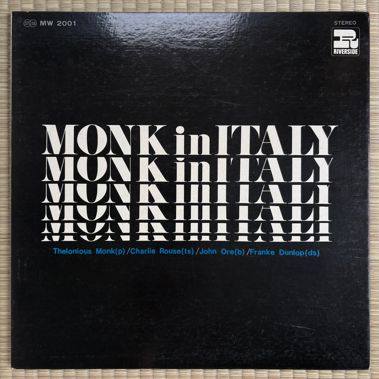 Thelonious Monk – In Italy / MW 2001 Riverside Japan Promo LP
