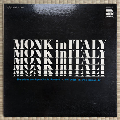 Thelonious Monk – In Italy / MW 2001 Riverside Japan Promo LP