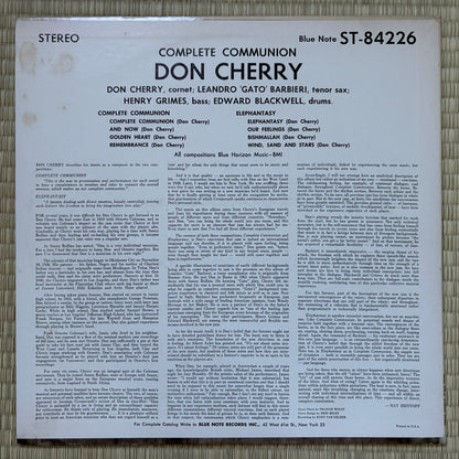 Don Cherry – Complete Communion / BST-84226 Blue Note US LP