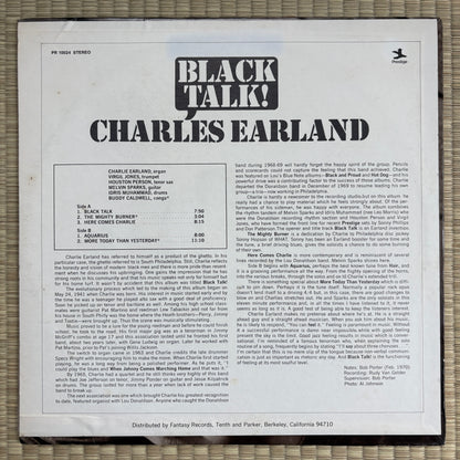 Charles Earland - Black Talk! / PRT-10024 Prestige US LP