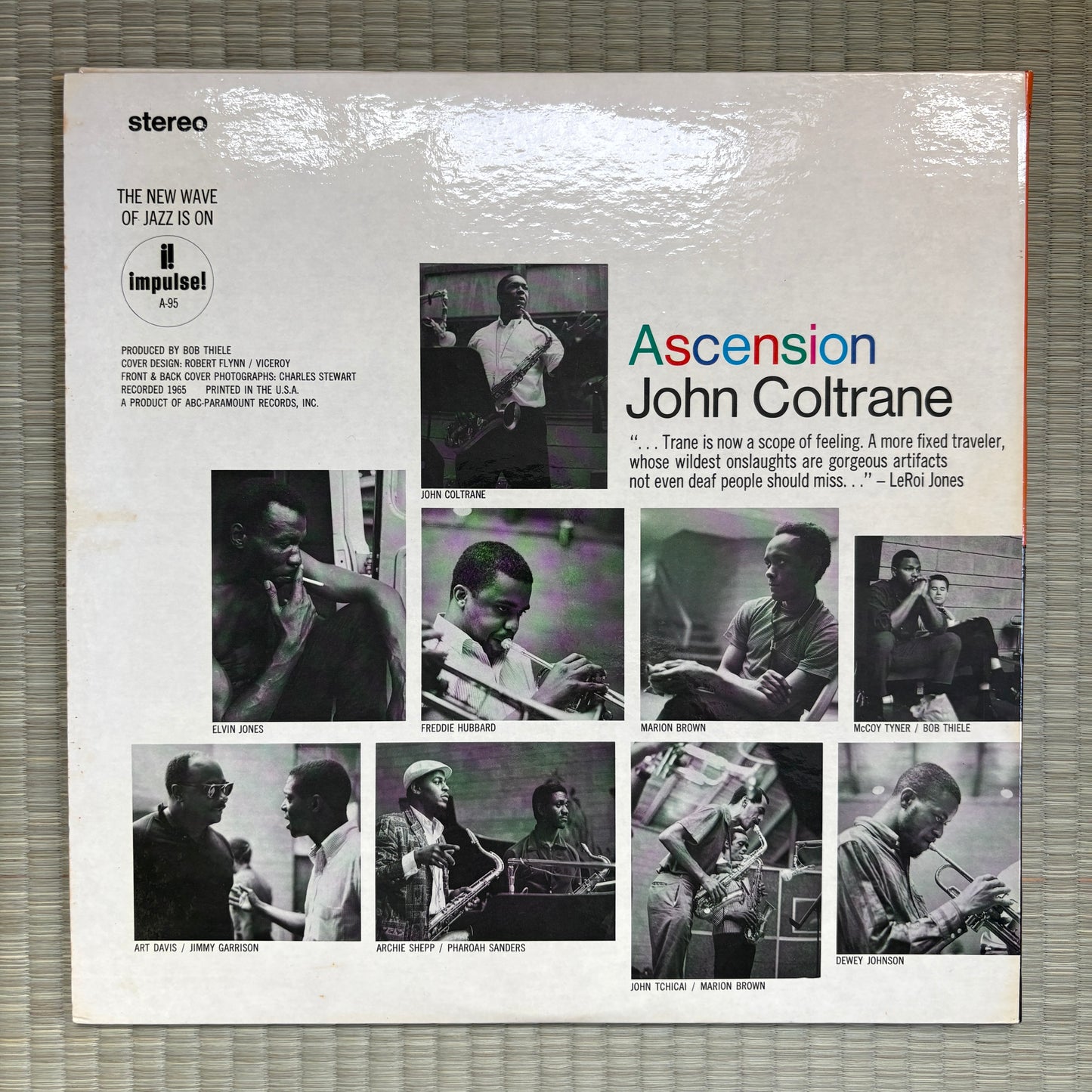 John Coltrane - Ascension (Edition I) / AS-95 Impulse! US Original LP