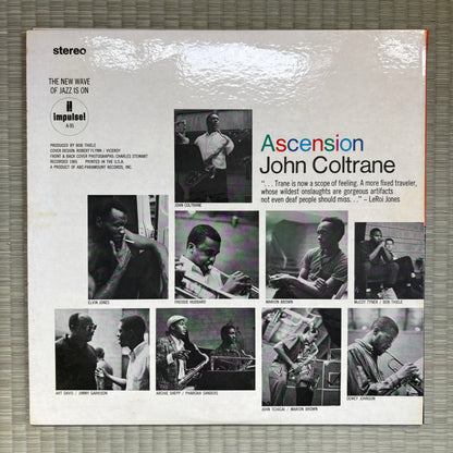 John Coltrane - Ascension (Edition I) / AS-95 Impulse! US Original LP