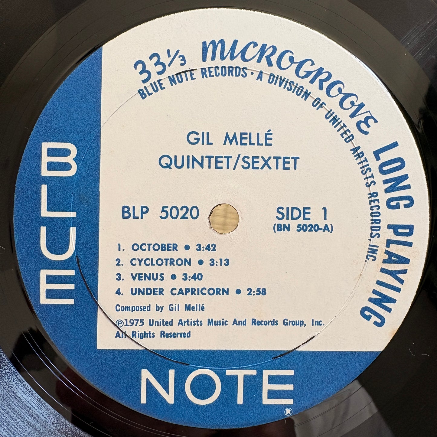 Gil Mellé Quintet / Sextet ‎– New Faces – New Sounds / BLP 5020 Blue Note US LP