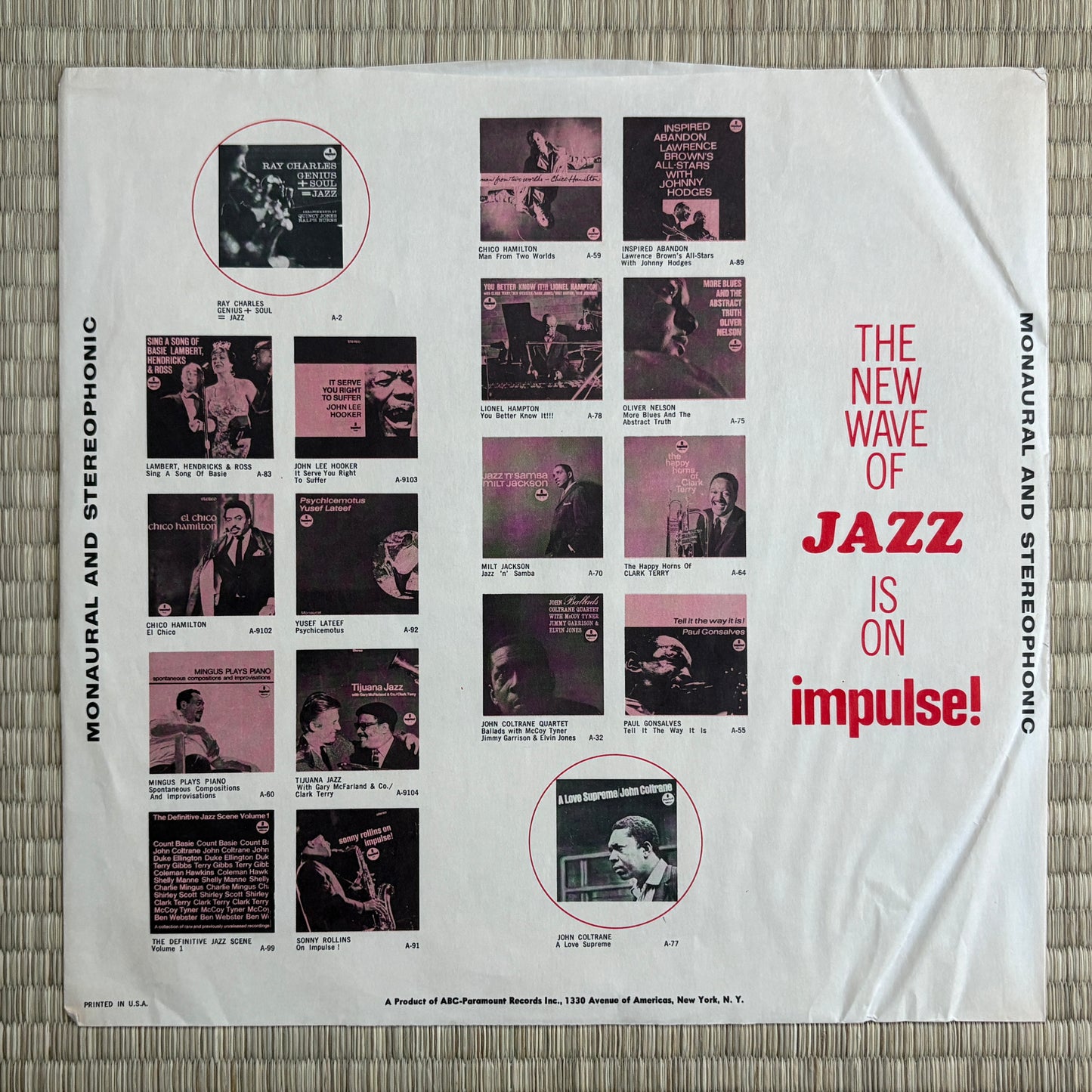 Chico Hamilton – The Dealer / AS-9130 Impulse! US LP