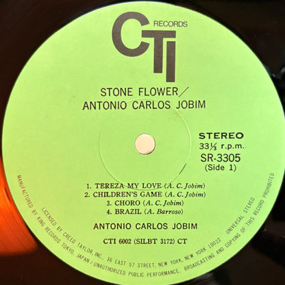 Antonio Carlos Jobim – Stone Flower / SR 3305 CTI Japan Original LP