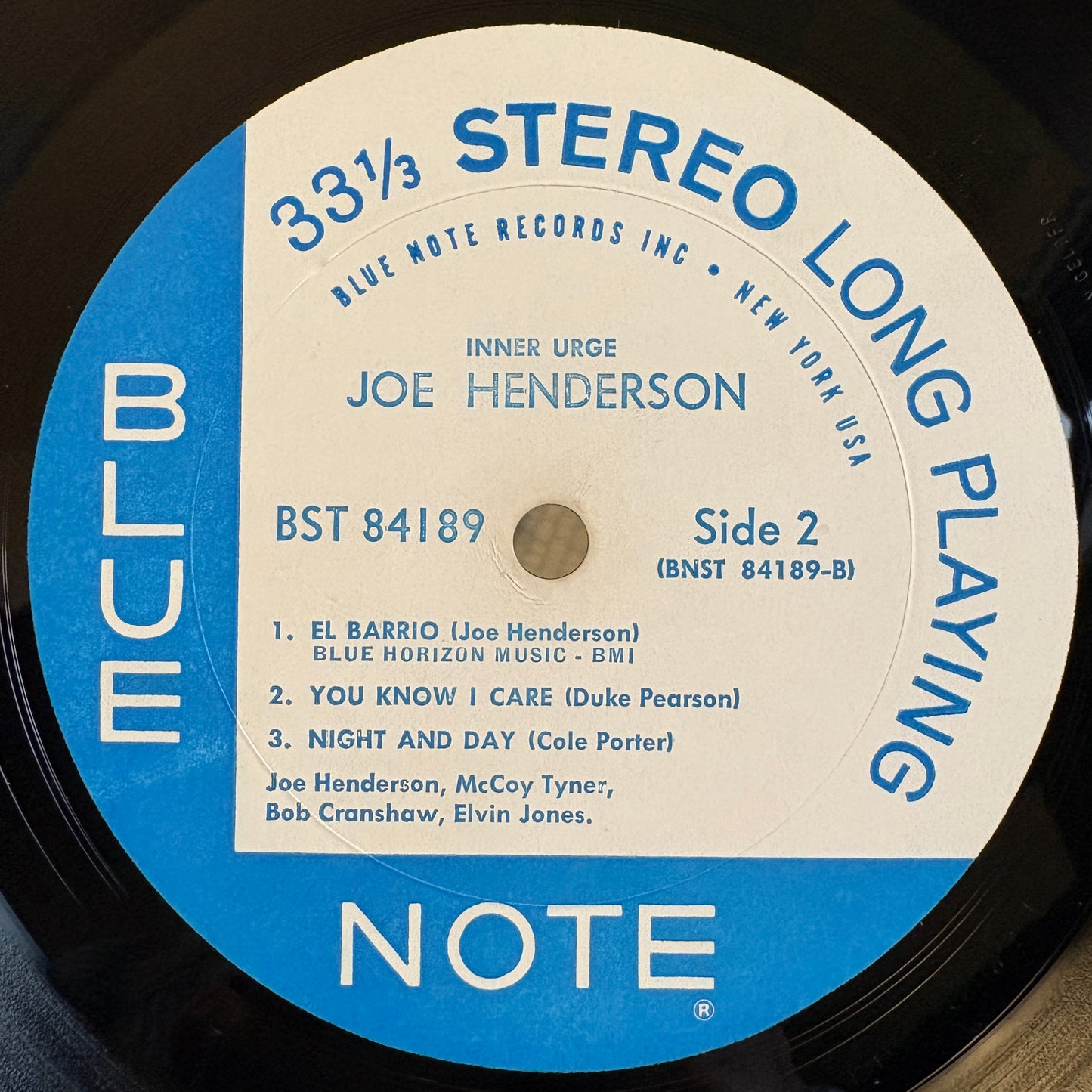 Joe Henderson ‎– Inner Urge / BST 84189 Original US LP