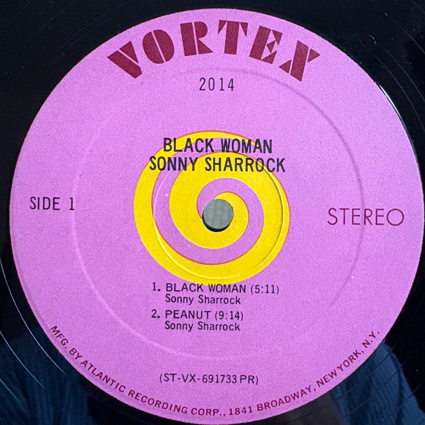 Sonny Sharrock ‎– Black Woman / 2014 Vortex Original US LP