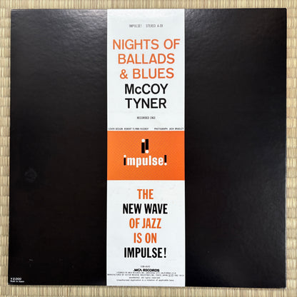 McCoy Tyner – Nights Of Ballads & Blues / VIM-4649 Impulse! Japan LP