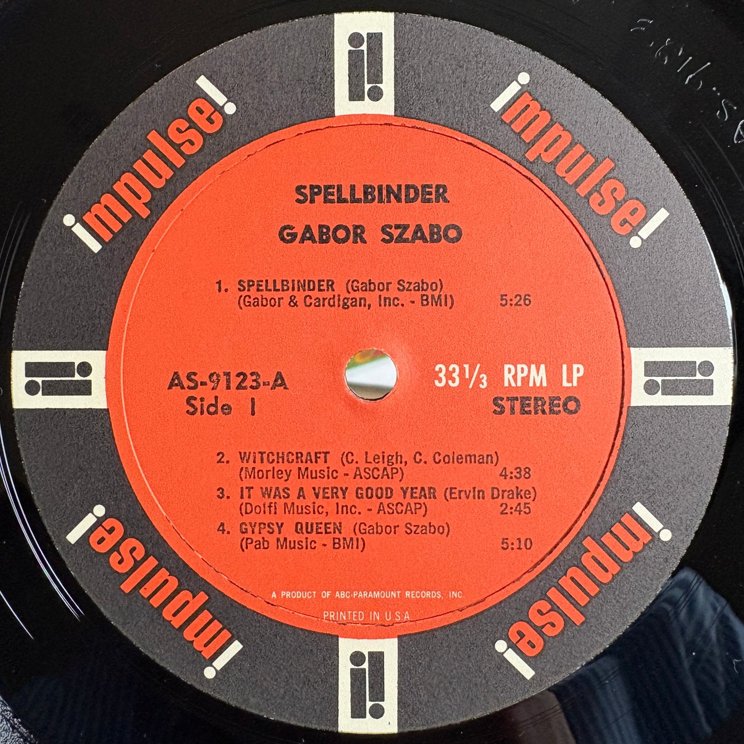 Gabor Szabo - Spellbinder / AS-9123 Impulse! US Original LP