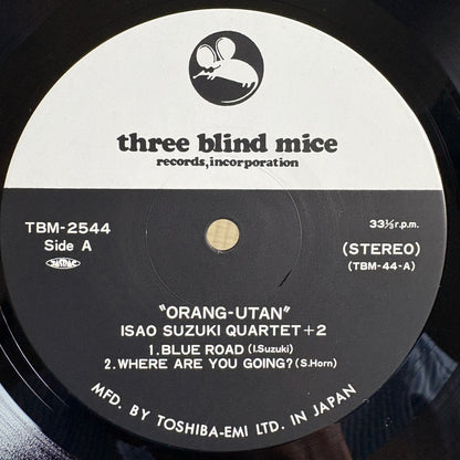 Isao Suzuki Quartet + 2 – Orang-Utan / TBM-2544 Three Blind Mice Japan LP