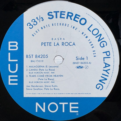 Pete La Roca – Basra / BNJ-71019 Blue Note Japan LP