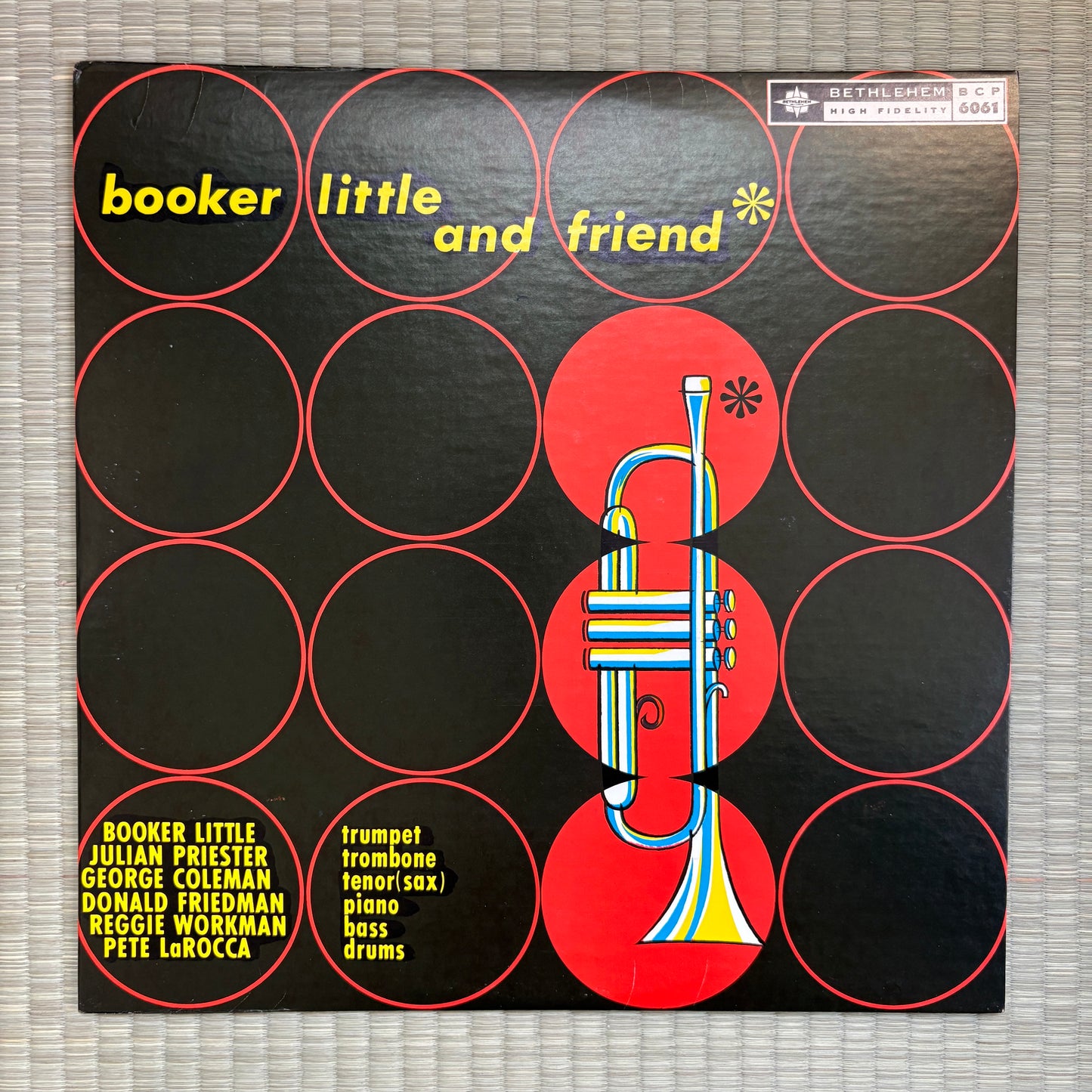 Booker Little ‎– Booker Little And Friend / BCP-6061 Bethlehem US LP