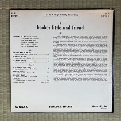 Booker Little ‎– Booker Little And Friend / BCP-6061 Bethlehem US LP