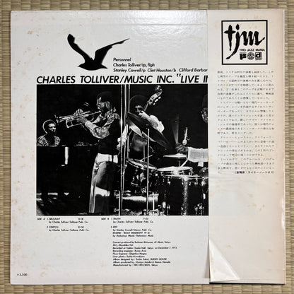 Charles Tolliver / Music Inc – Live In Tokyo / PA-7088 Trio Japan Original LP