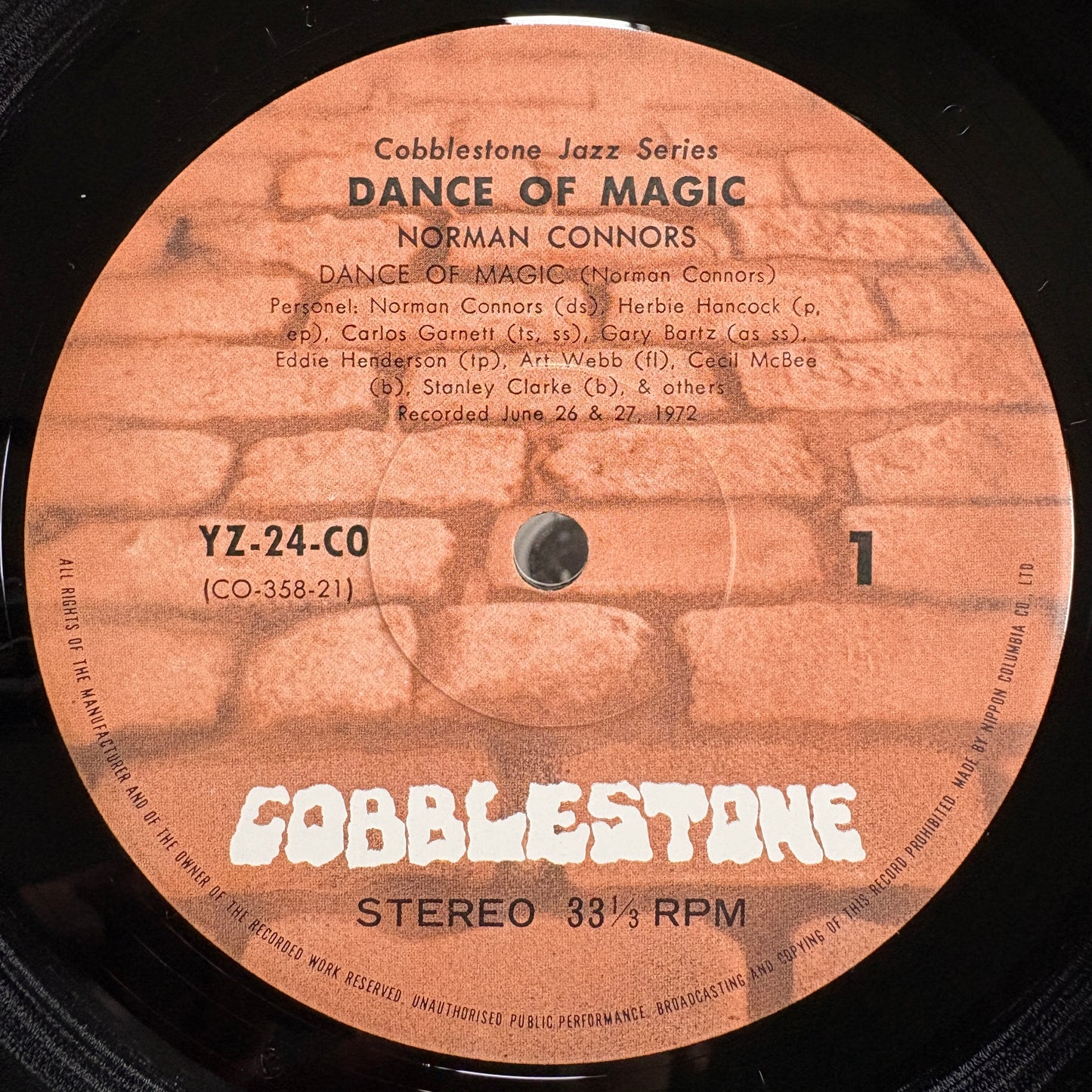 Norman Connors – Dance Of Magic / YZ-24-CO Cobblestone Japan Original LP