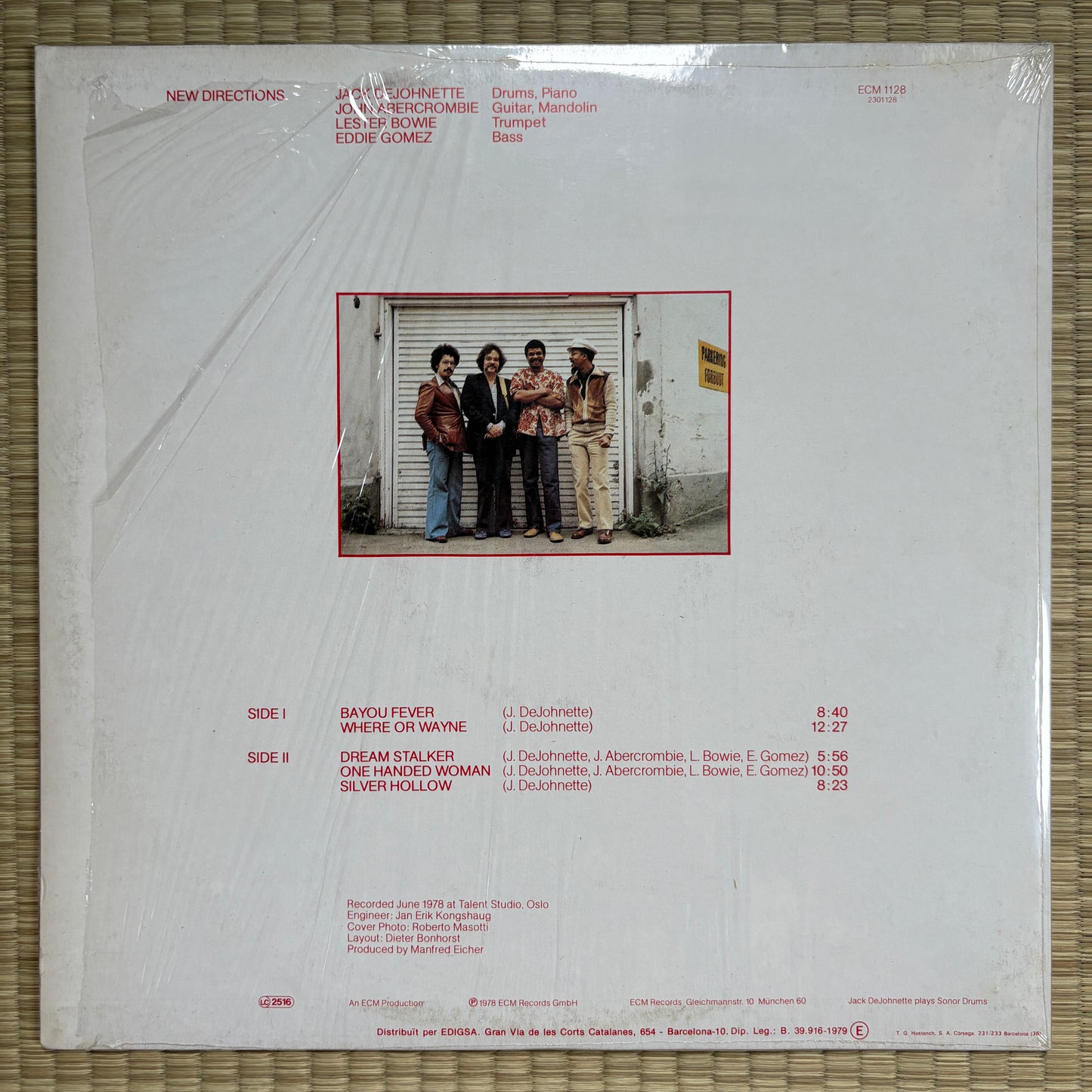 Jack DeJohnette – New Directions / ECM 1128 ECM Spain Original LP