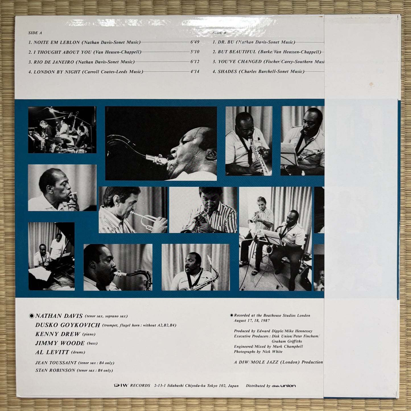Nathan Davis – London By Night / DIW-8019 DIW Japan Original LP