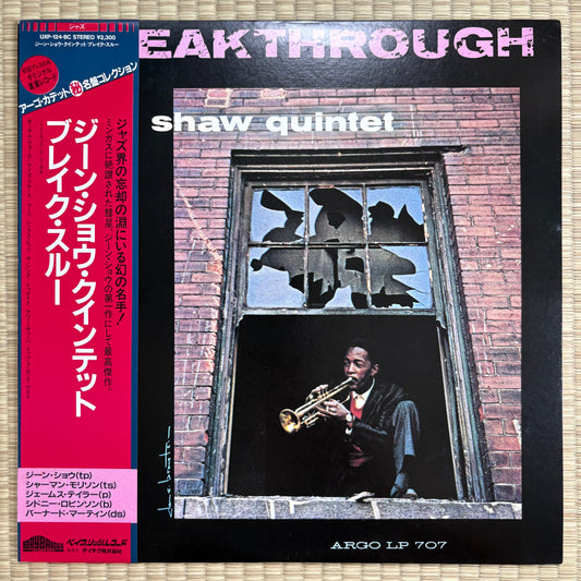 Gene Shaw Quintet ‎– Breakthrough / UXP-124-BC Cadet Japan LP