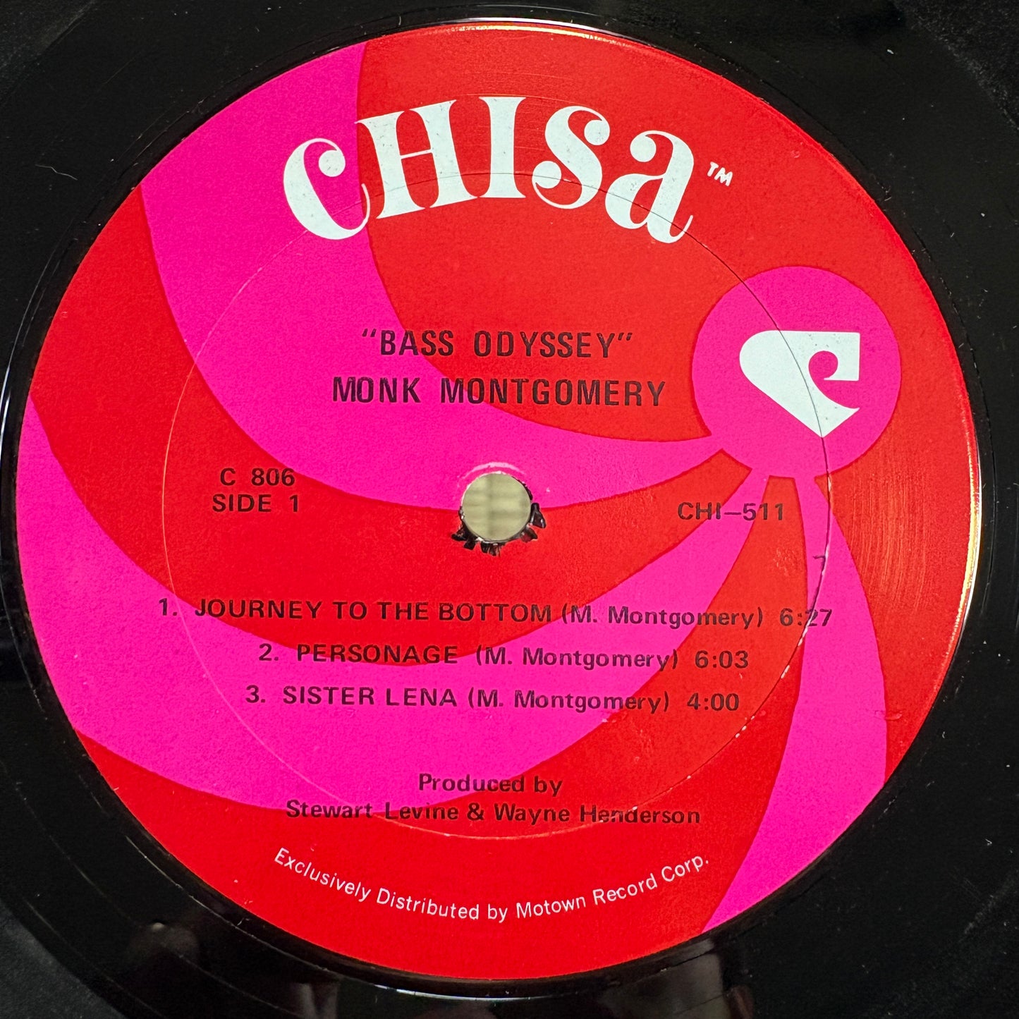 Monk Montgomery – Bass Odyssey / CS 806 Chisa US Original LP