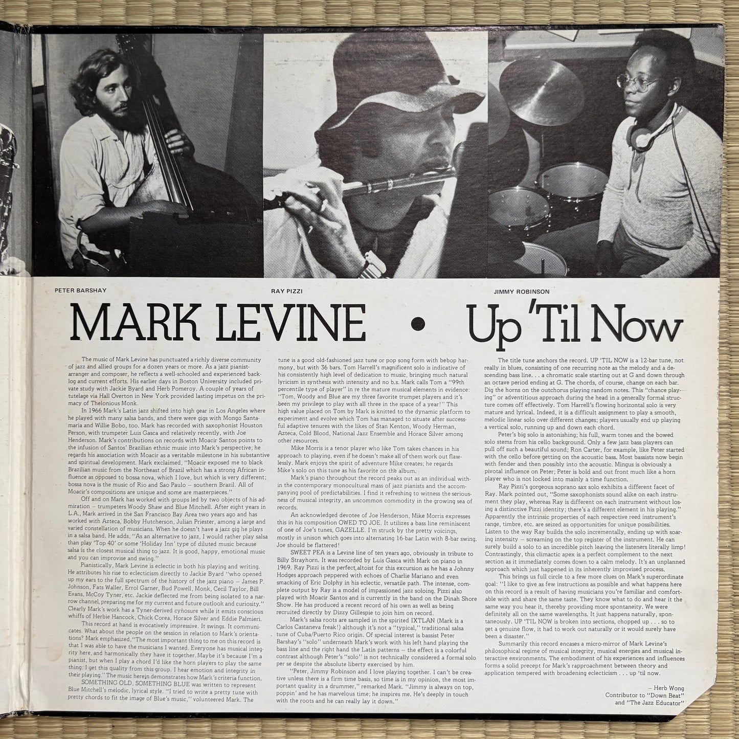 Mark Levine – Up 'Til Now / CAT-7614 Catalyst US Promo Original LP