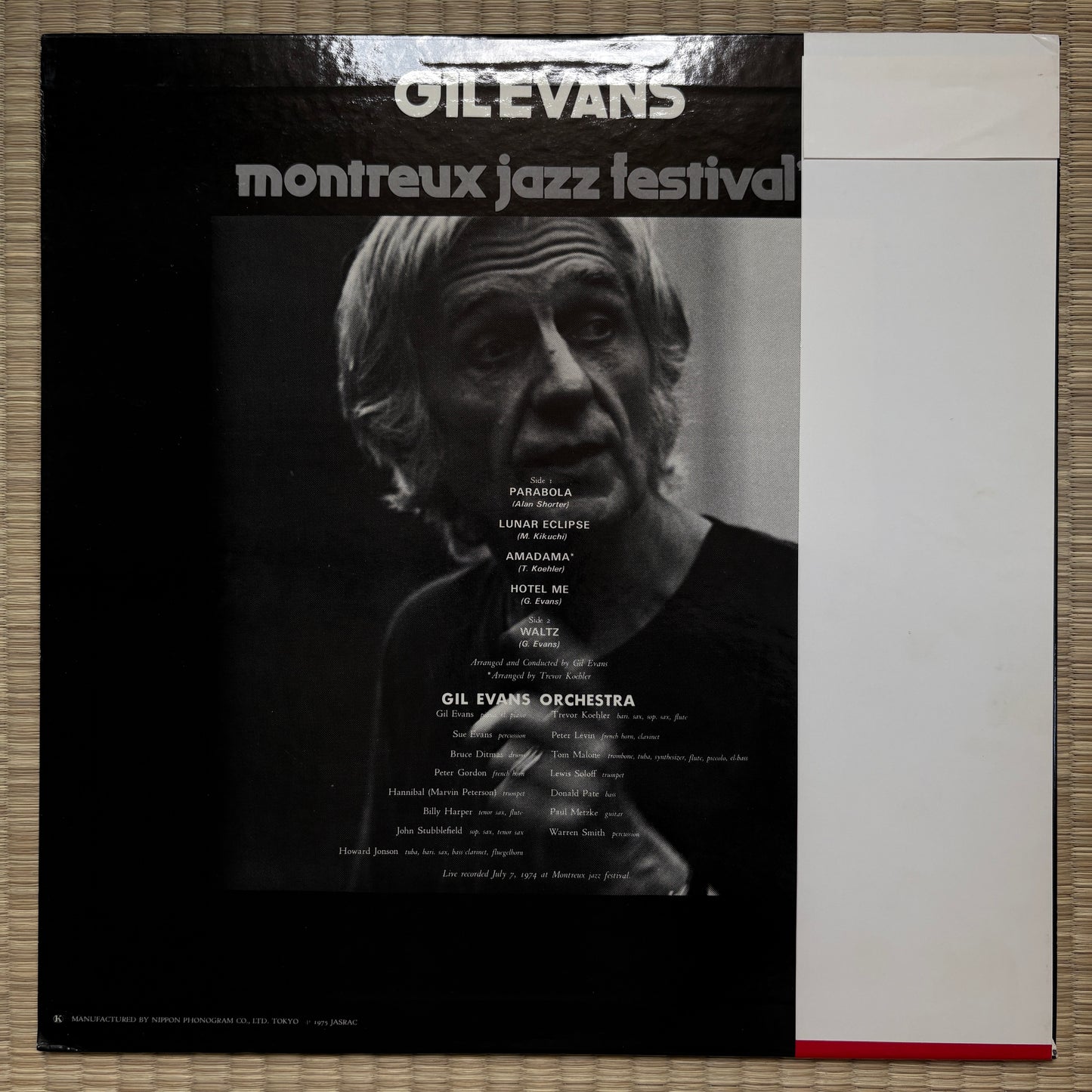 Gil Evans Orchestra – Montreux Jazz Festival '74 / RJ-6043