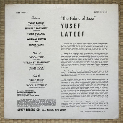 Yusef Lateef – The Fabric Of Jazz / MG-12140 Savoy US LP