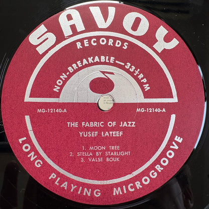 Yusef Lateef – The Fabric Of Jazz / MG-12140 Savoy US LP
