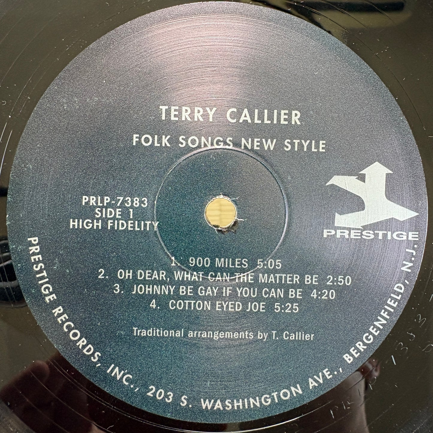 Terry Callier – The New Folk Sound Of Terry Callier / PRLP-7383 Prestige US LP