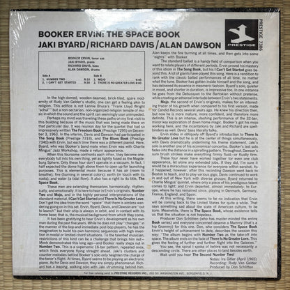 Booker Ervin – The Space Book / PRT 7386 Prestige US LP