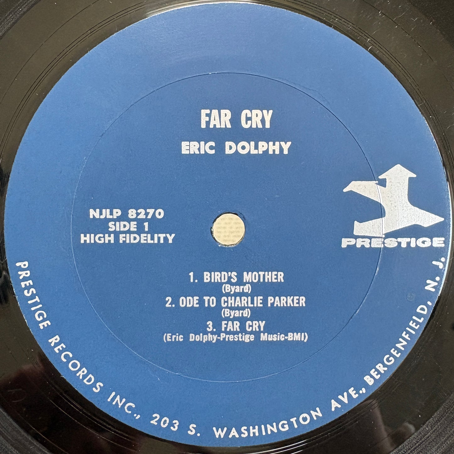 Eric Dolphy - Far Cry / NJLP 8270 Prestige US LP